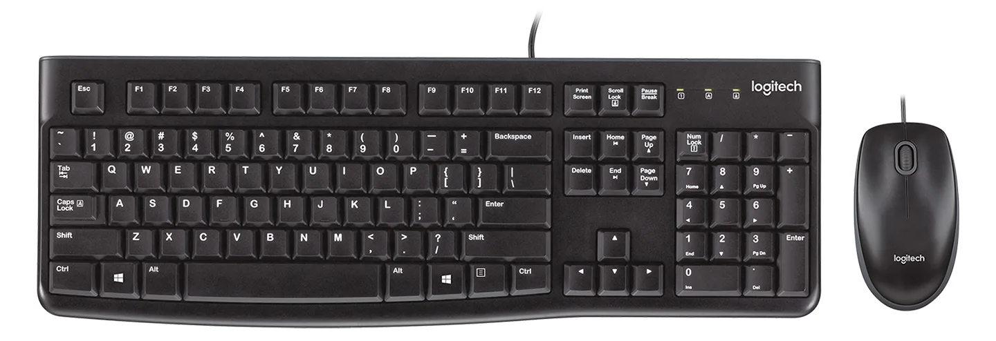 Logitech Desktop MK120 - Tastatur-und-Maus-Set - TL: Nordisch, QWERTY, Ansicht 2