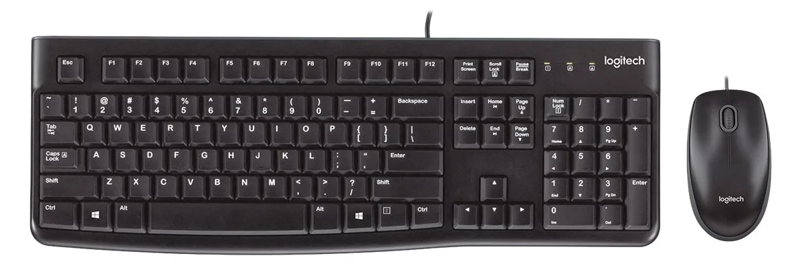 Logitech Desktop MK120 - Tastatur-und-Maus-Set - TL: Nordisch, QWERTY, Ansicht 4