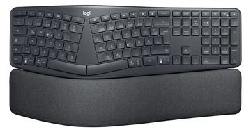 Logitech ERGO K860 - Tastatur - kabellos - 2.4 GHz, Bluetooth 5.0 - TL: Deutsch, QWERTZ von LumaTech
