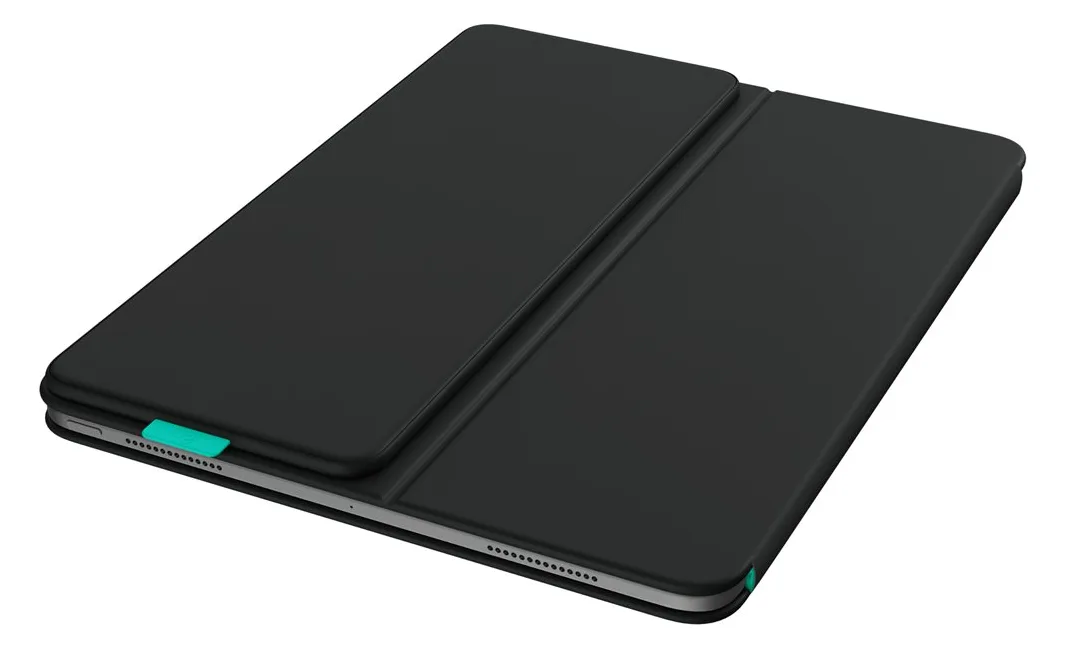 Logitech Flip Folio - Tastatur und Foliohülle - full size - kabellos - Bluetooth 5.1 LE - Graphite - TL: Deutsch, QWERTZ, Ansicht 4