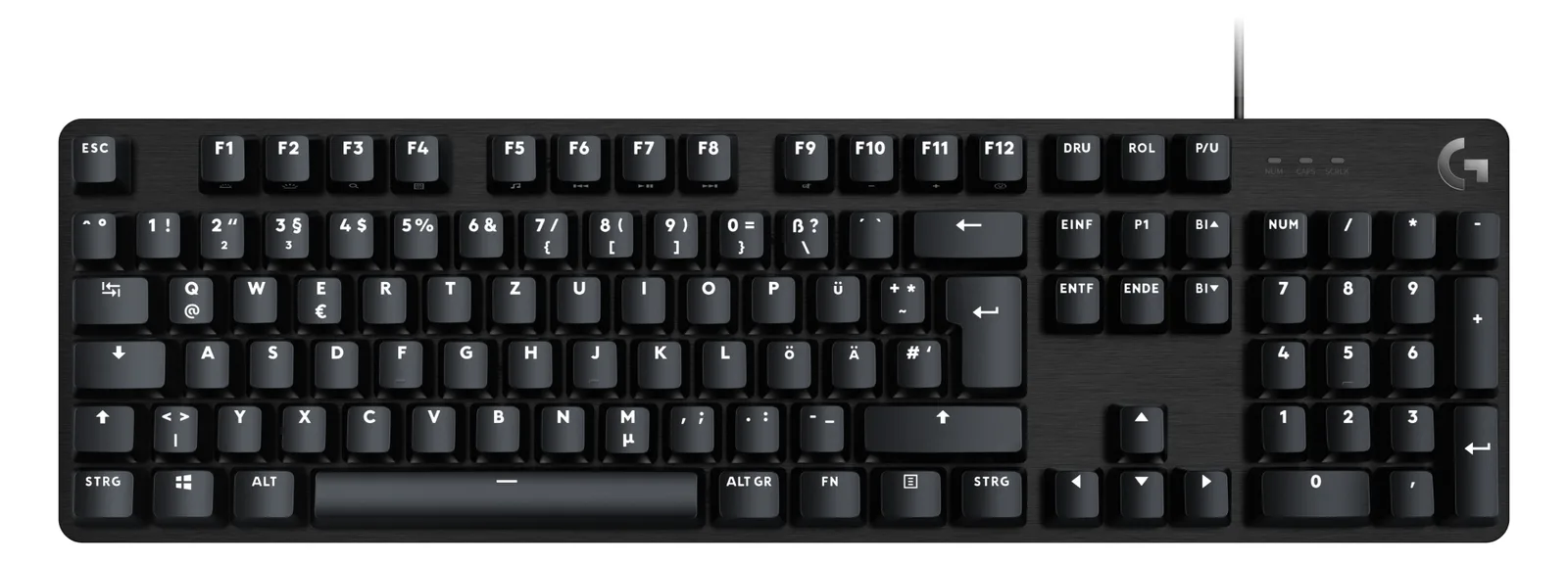 Logitech G G413 SE - Kabelgebunden - USB - Mechanischer Switch - LED - Schwarz - TL: Deutsch, QWERTZ, Ansicht 2