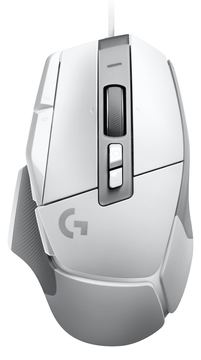Logitech G G502 X Gaming-Maus+ G240 Gaming-Mauspad aus Stoff, rechts, Optisch, USB Typ-A, 25600 DPI, Weiß von LumaTech