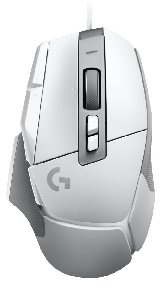 Logitech G G502 X Gaming-Maus+ G240 Gaming-Mauspad aus Stoff, rechts, Optisch, USB Typ-A, 25600 DPI, Weiß