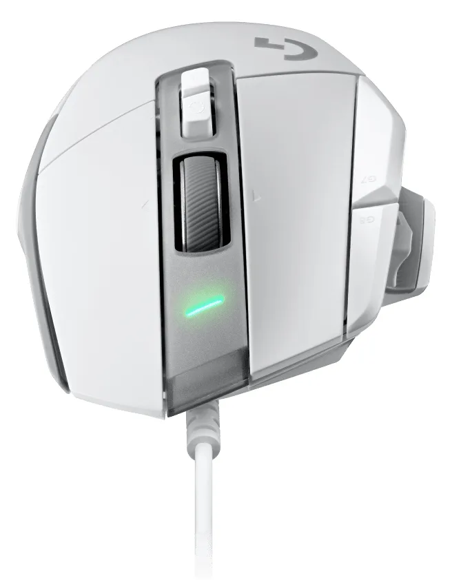 Logitech G G502 X Gaming-Maus+ G240 Gaming-Mauspad aus Stoff, rechts, Optisch, USB Typ-A, 25600 DPI, Weiß, Ansicht 4
