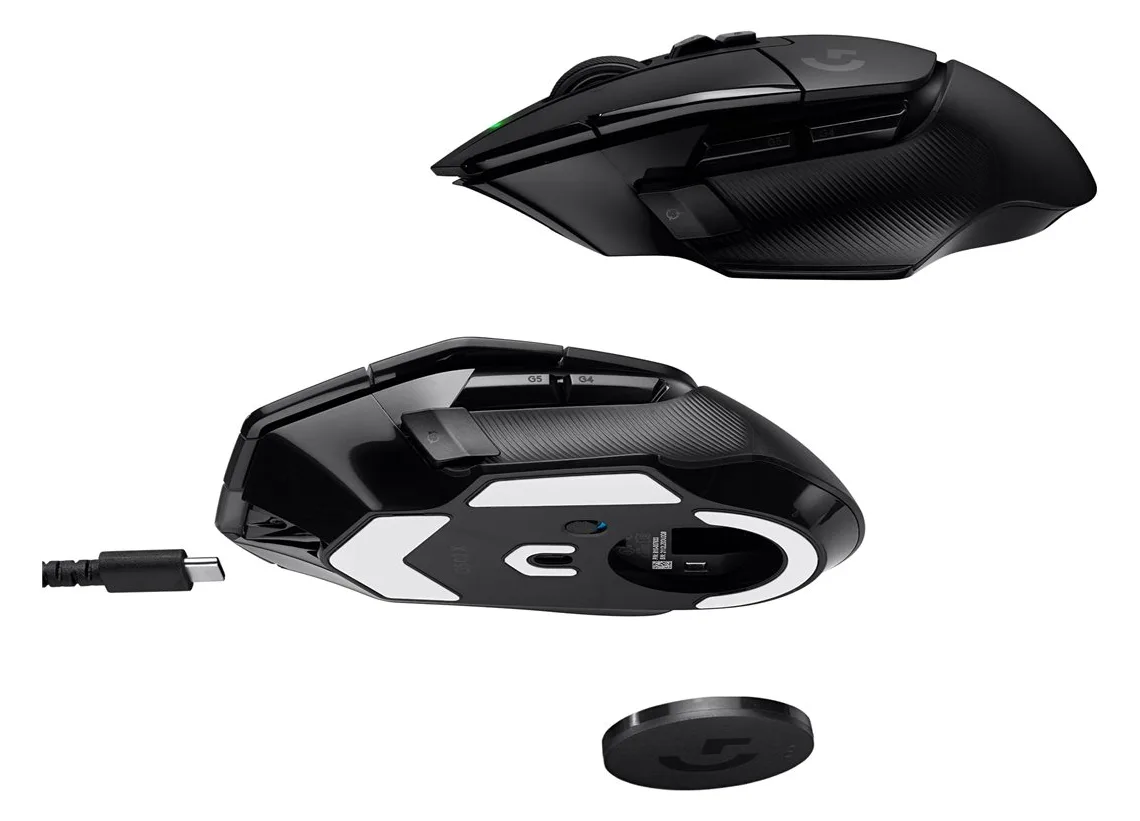 Logitech G G502 X LIGHTSPEED - Maus - optisch - schwarz, Ansicht 3