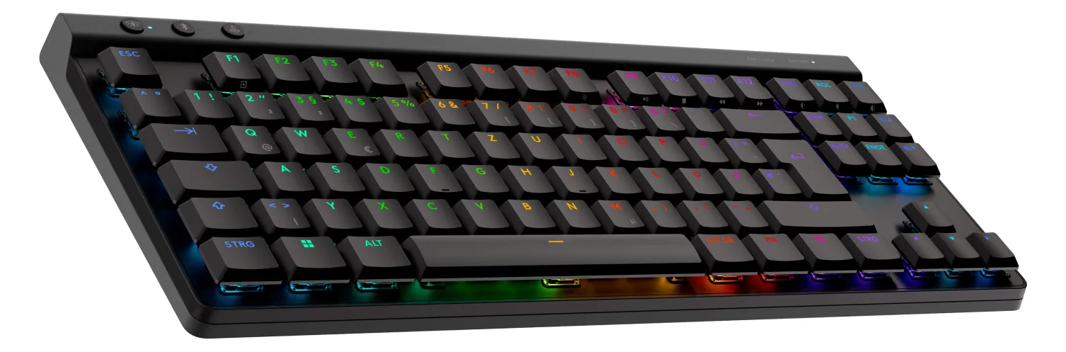 Logitech G G515 - Tastatur - LIGHTSPEED - TKL - TL: Deutsch, QWERTZ - schwarz, Ansicht 3
