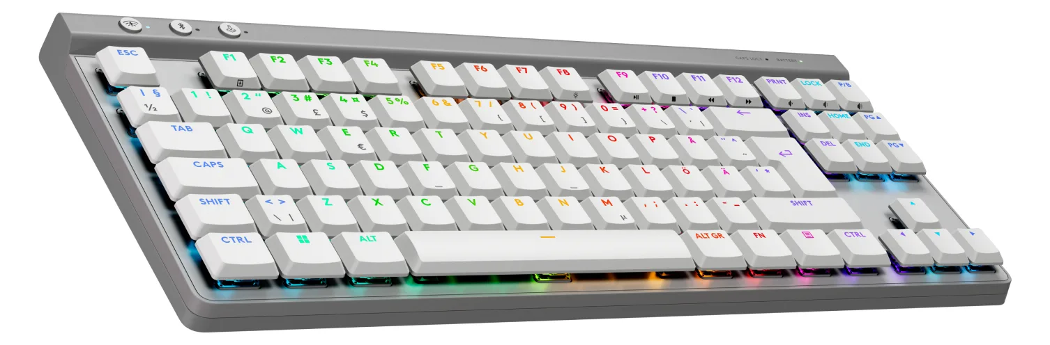 Logitech G G515 - Tastatur - LIGHTSPEED - TKL - TL: Nordisch, QWERTY, Ansicht 3