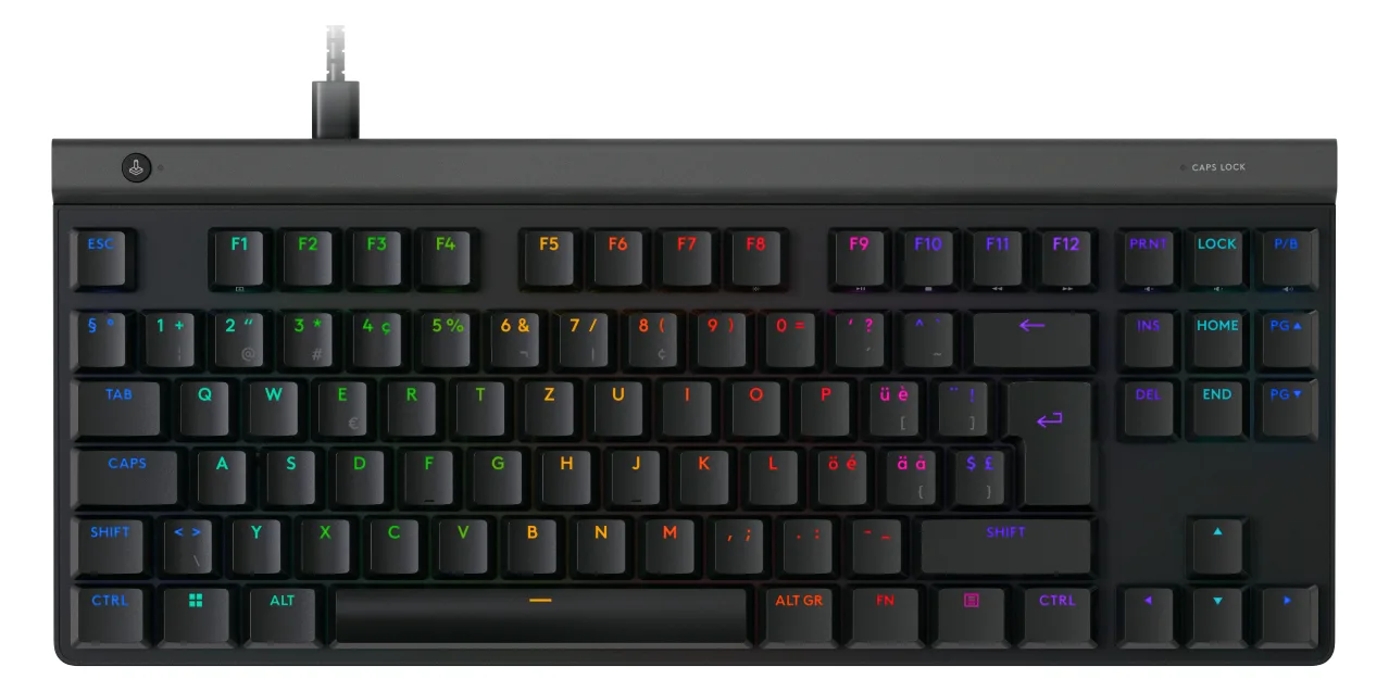 Logitech G G515 - Tastatur - TKL - Hintergrundbeleuchtung - TL: Schweiz, QWERTZ, Ansicht 2