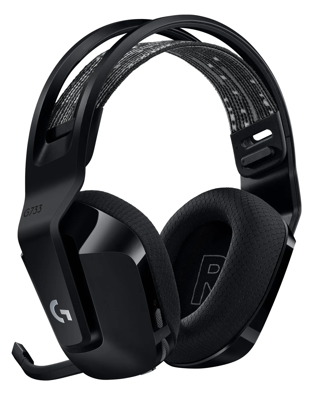Logitech G G733 LIGHTSPEED Wireless RGB Gaming Headset - Schwarz, Ansicht 3
