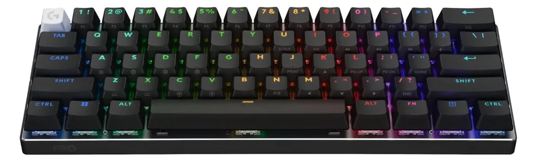 Logitech G PRO X 60 - Tastatur - 60% - TKL - Hintergrundbeleuchtung - TL: Nordisch, QWERTY, Ansicht 3