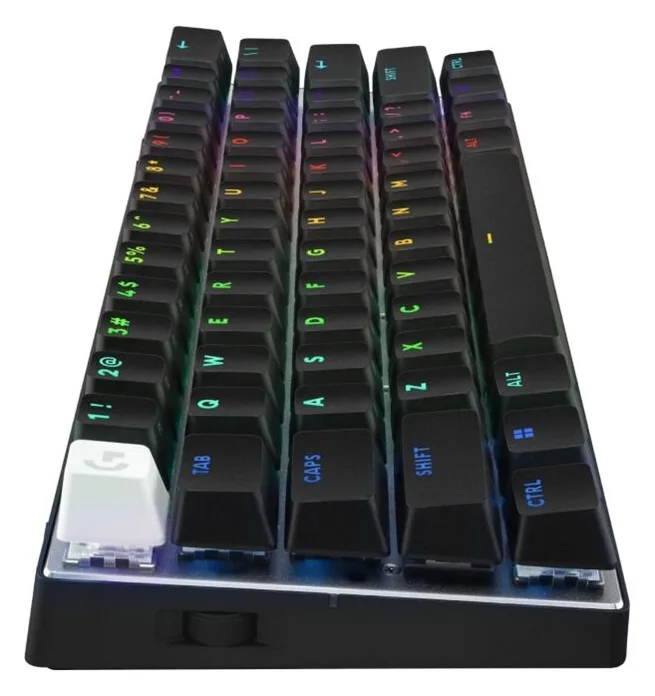 Logitech G PRO X 60 - Tastatur - TKL - kabellos - Bluetooth - Tactile - Schwarz - TL: Deutsch, QWERTZ, Ansicht 5