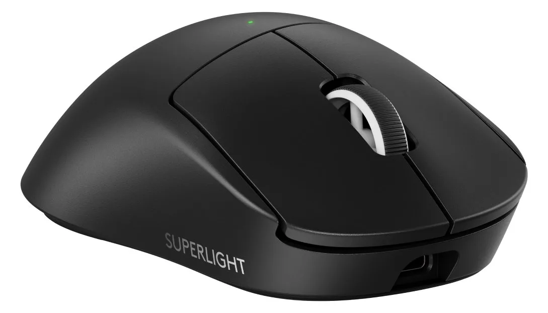Logitech G PRO X SUPERLIGHT 2 DEX - Maus - ergonomisch - Für Rechtshänder - optisch - 5 Tasten - USB - Schwarz, Ansicht 4