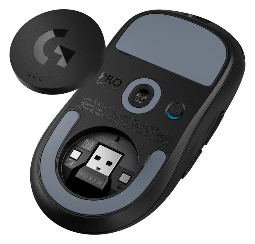 Logitech G PRO X SUPERLIGHT 2 SE - Maus - Gaming - Schwarz, Ansicht 5