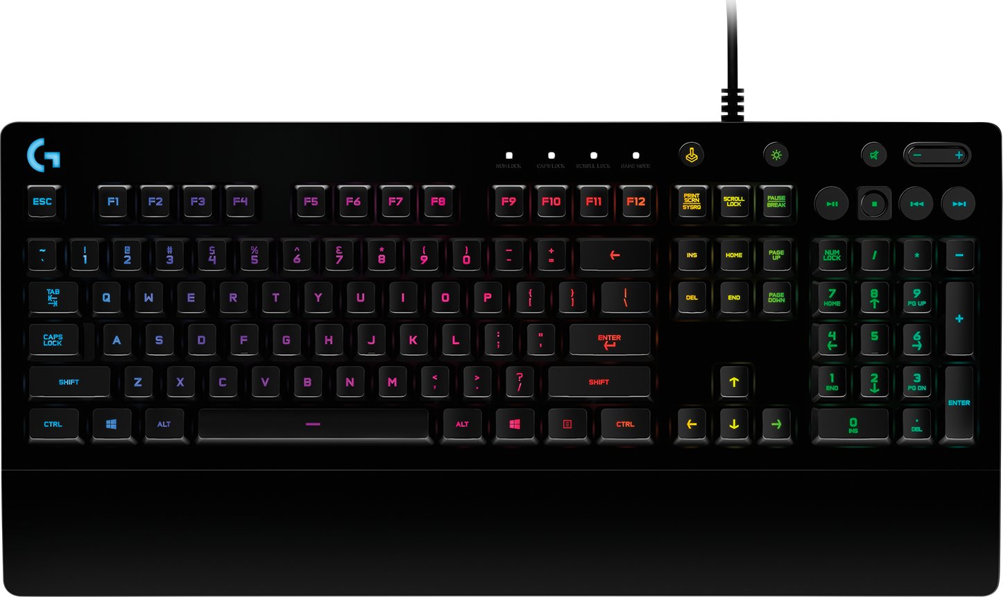 Logitech G Prodigy G213 - Tastatur - Hintergrundbeleuchtung - TL: Ungarisch, QWERTZ