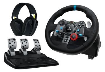 Logitech G29 Driving Force Racing Wheel for PlayStation5 and PlayStation4 - schwarz von LumaTech
