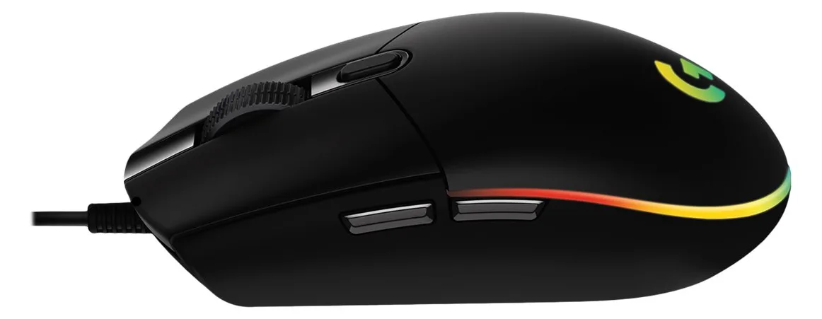 Logitech Gaming Mouse G102 LIGHTSYNC - Maus - Für Rechtshänder - Schwarz, Ansicht 4