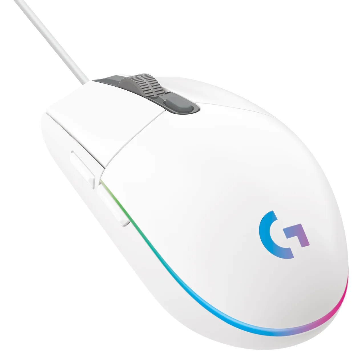 Logitech Gaming Mouse G203 LIGHTSYNC - Maus - optisch - Weiß, Ansicht 2