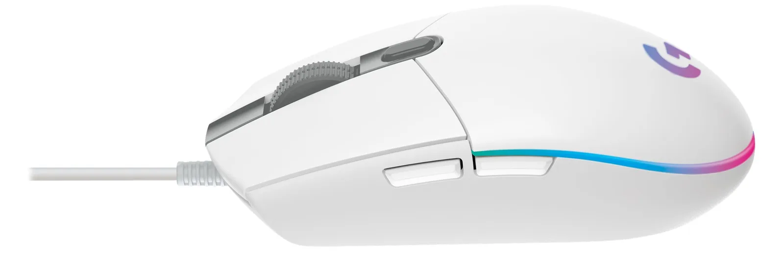 Logitech Gaming Mouse G203 LIGHTSYNC - Maus - optisch - Weiß, Ansicht 3