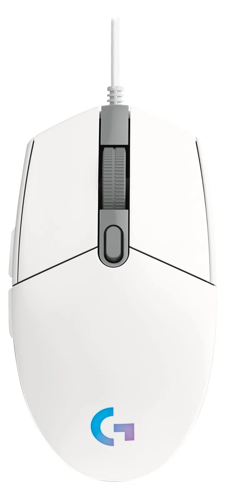 Logitech Gaming Mouse G203 LIGHTSYNC - Maus - optisch - Weiß, Ansicht 4