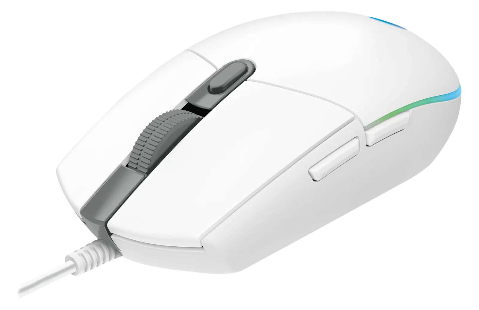 Logitech Gaming Mouse G203 LIGHTSYNC - Maus - optisch - Weiß, Ansicht 5