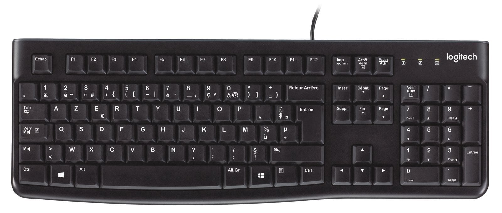 Logitech K120 - Tastatur - USB - TL: Belgisch, AZERTY