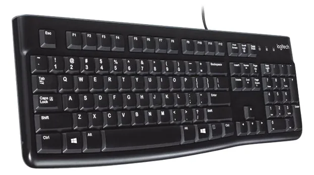 Logitech K120 - Tastatur - USB - TL: Französisch, AZERTY, Ansicht 4