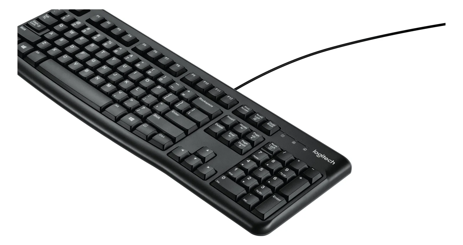 Logitech K120 - Tastatur - USB - TL: Italienisch, QWERTY, Ansicht 3