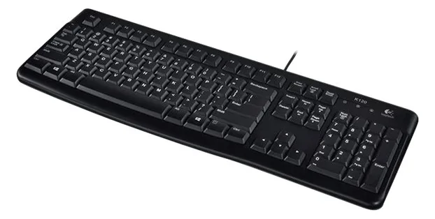 Logitech K120 - Tastatur - USB - TL: US, QWERTY, Ansicht 5