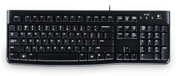 Logitech K120 - Tastatur - USB OEM - TL: Deutsch, QWERTZ, Ansicht 4
