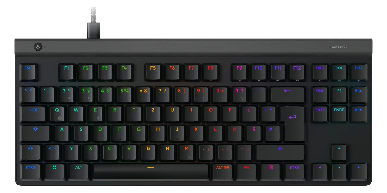 Logitech KB CINDERELLA COR CDM/MIX model EMEA28i-935 BLACK RETAIL USB - TL: Deutsch, QWERTZ, Ansicht 2