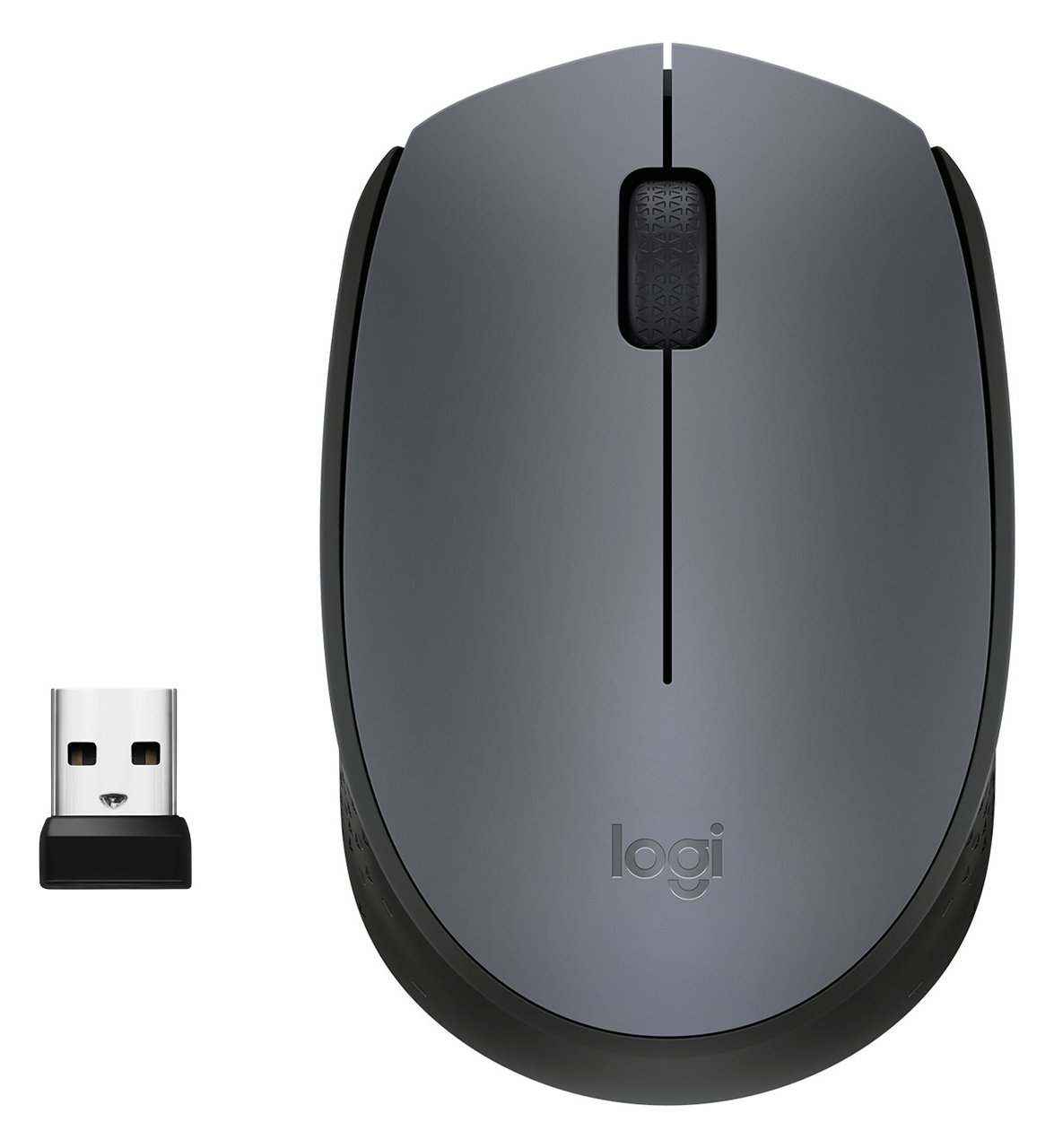 Logitech M170 - Maus - kabellos - 2.4 GHz - kabelloser Empfänger (USB)