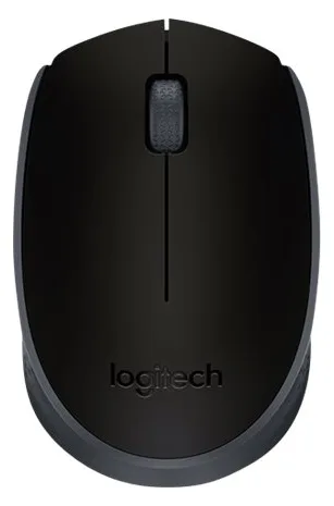 Logitech M171 - Maus - rechts- und linkshändig - kabellos - 2.4 GHz - kabelloser Empfänger (USB) - Schwarz, Ansicht 2