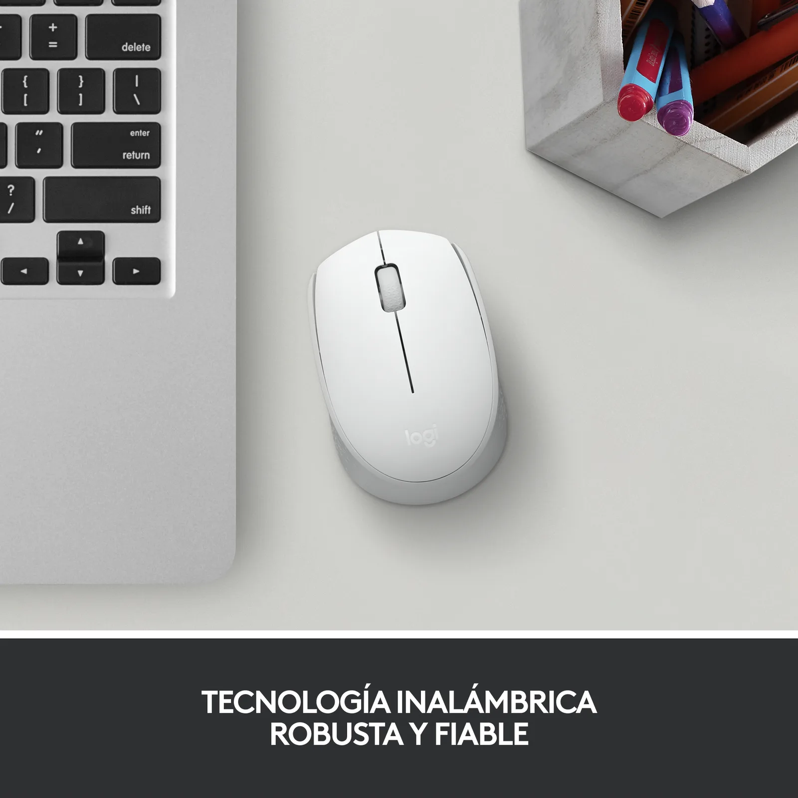 Logitech M171 - Maus - rechts- und linkshändig - optisch - 3 Tasten - kabellos - 2.4 GHz - kabelloser Empfänger (USB), Ansicht 2