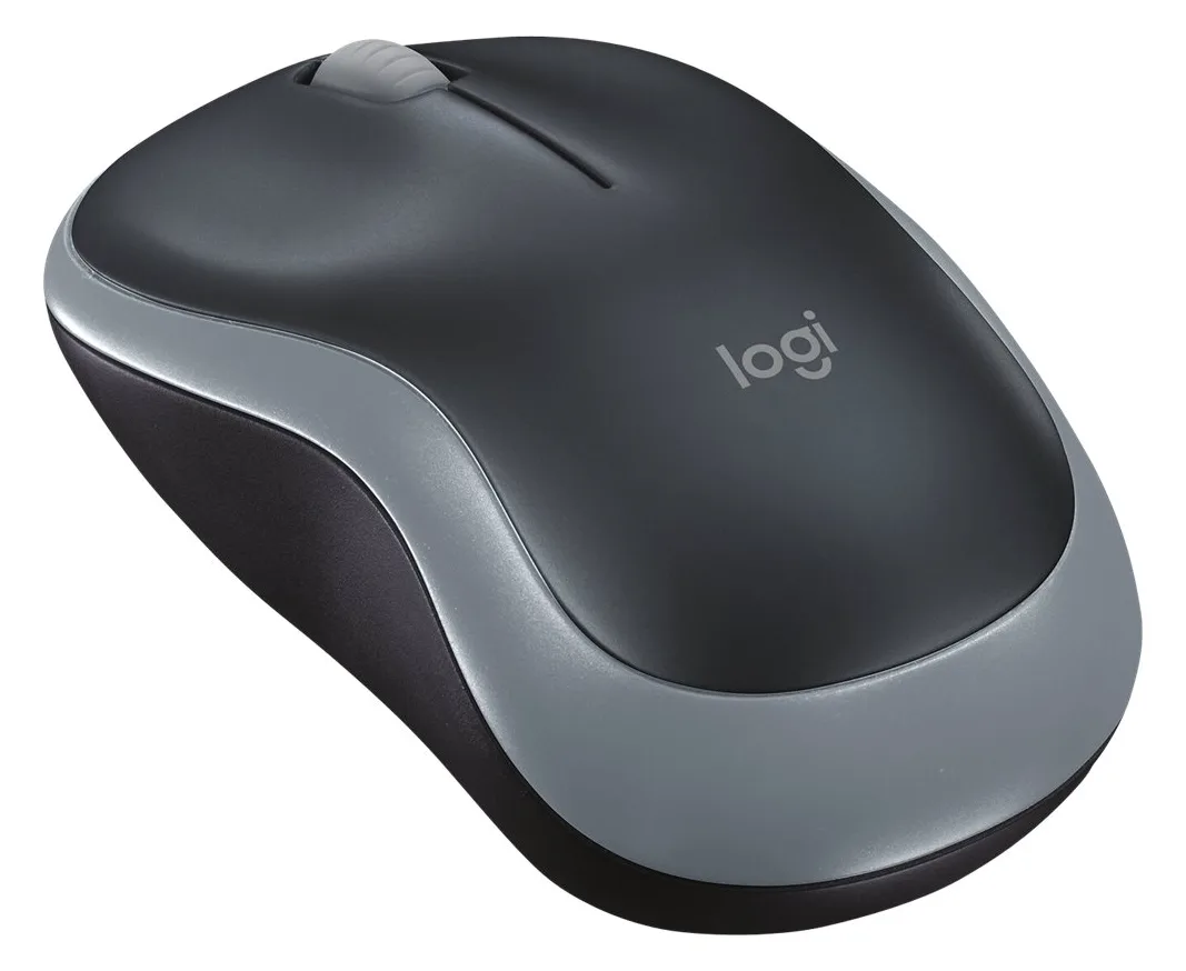 Logitech M185 - Maus - optisch - kabellos - 2.4 GHz - kabelloser Empfänger (USB) - grau, Ansicht 5