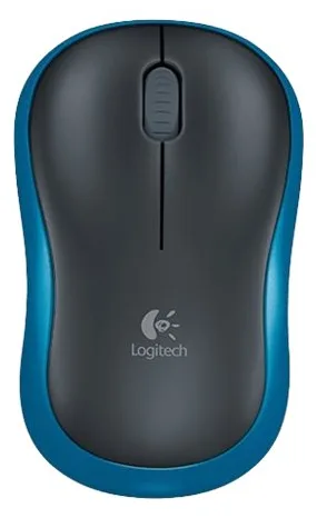 Logitech M185 - Maus - optisch - kabellos - 2.4 GHz - kabelloser Empfänger (USB) - blau, Ansicht 2