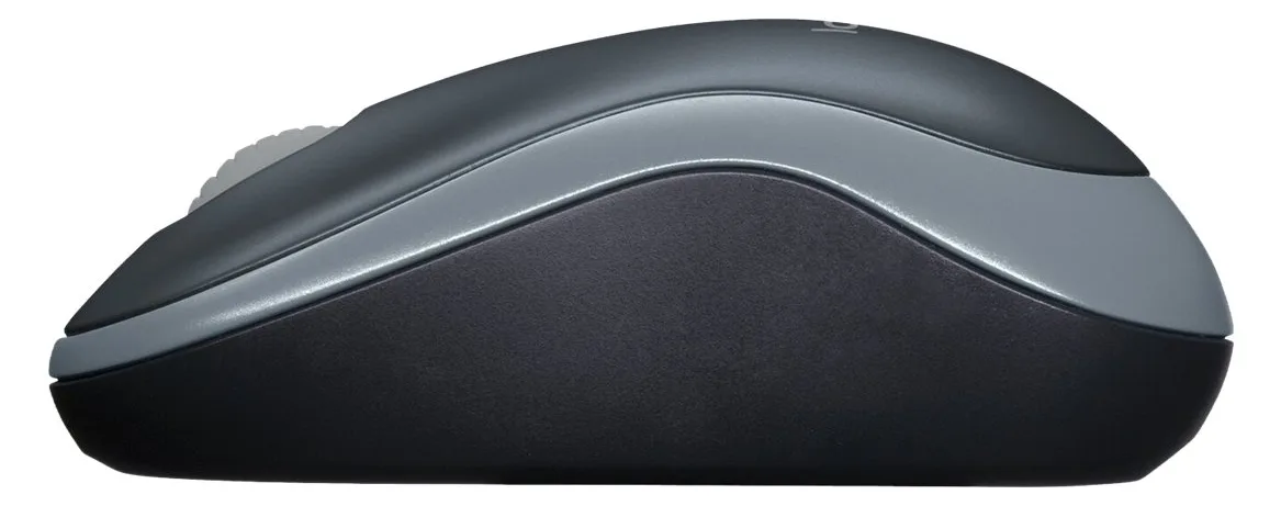 Logitech M185 - Maus - optisch - kabellos - 2.4 GHz - kabelloser Empfänger (USB) - grau, Ansicht 5