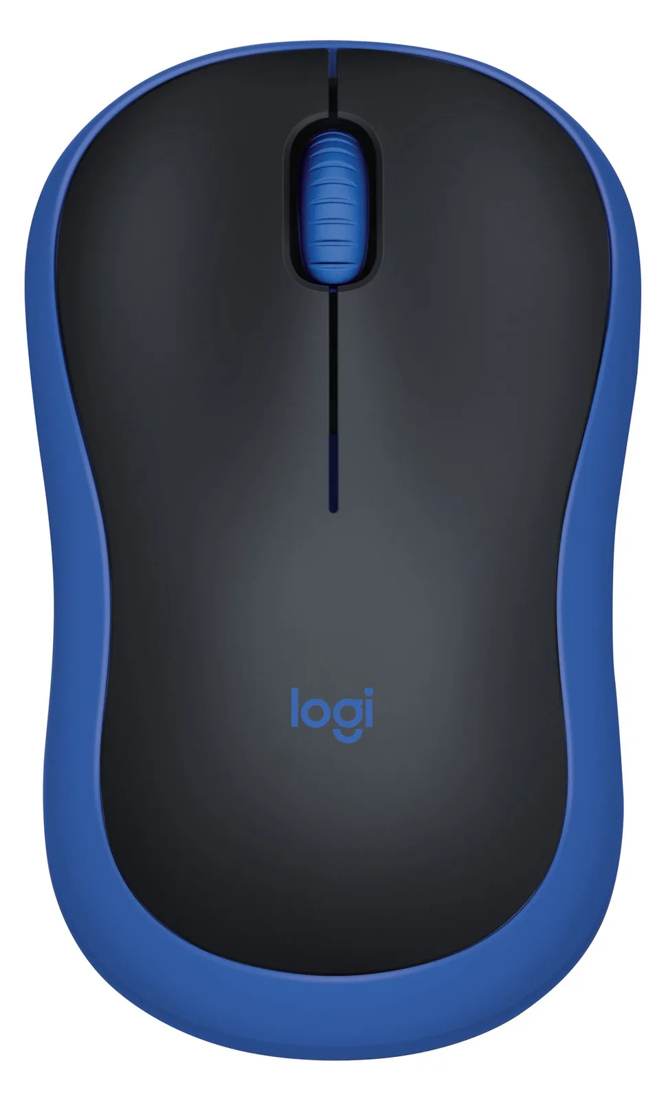 Logitech M185 - Maus - optisch - kabellos - 2.4 GHz - kabelloser Empfänger (USB) - blau, Ansicht 3