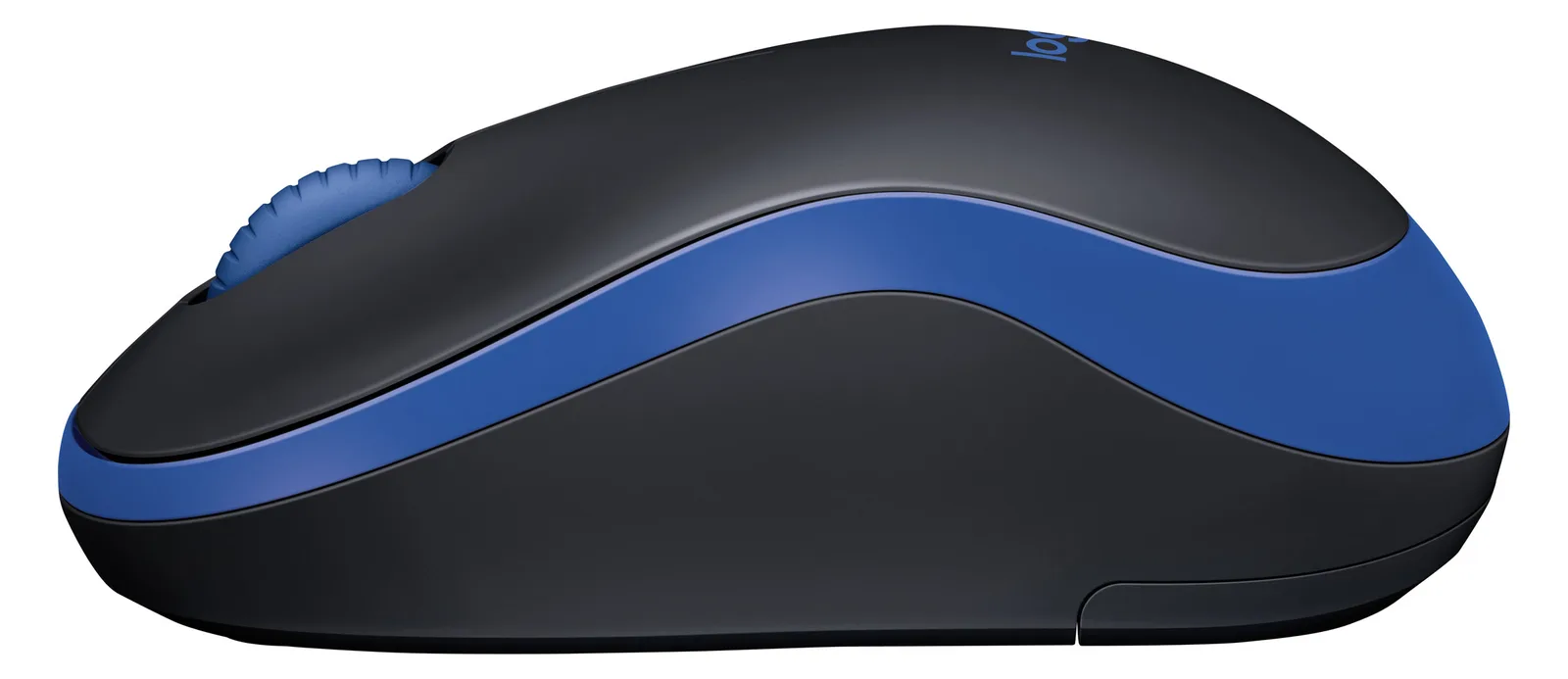 Logitech M185 - Maus - optisch - kabellos - 2.4 GHz - kabelloser Empfänger (USB) - blau, Ansicht 4