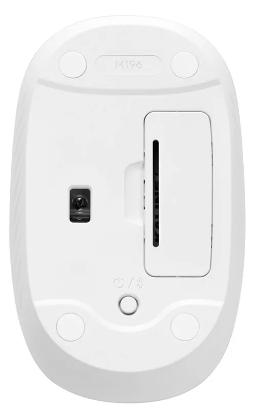 Logitech M196 - Maus - rechts- und linkshändig - optisch - 3 Tasten - kabellos - Bluetooth - Weiß, Ansicht 3