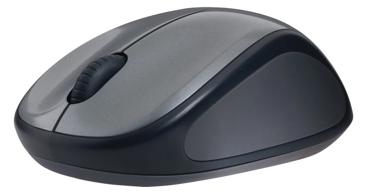 Logitech M235 - 2nd Generation - Maus - rechts- und linkshändig - optisch - kabellos - 2.4 GHz - Grau, Ansicht 4