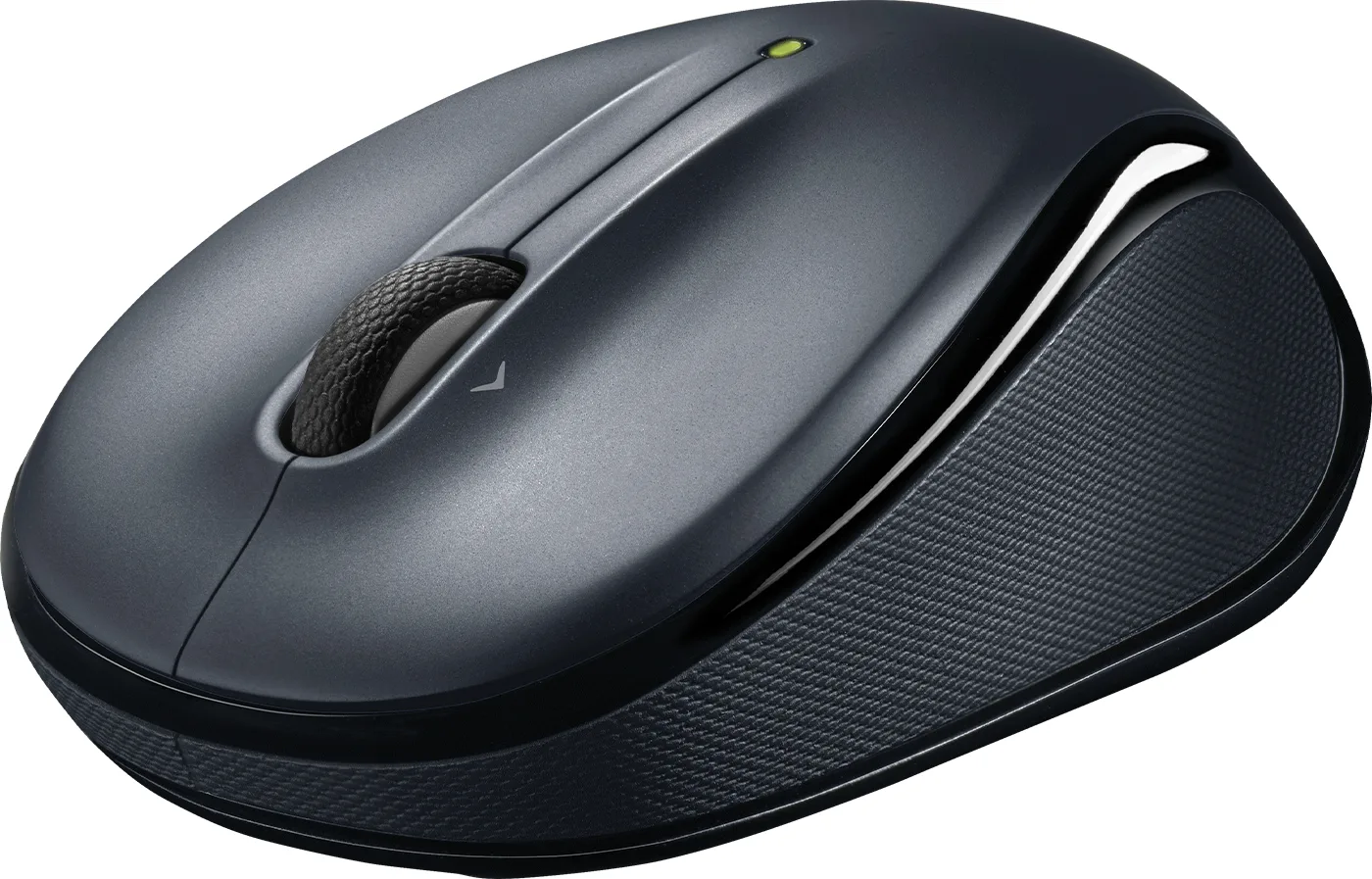 Logitech M325s - Maus - rechts- und linkshändig - optisch - 5 Tasten - kabellos - 2.4 GHz - kabelloser Empfänger (USB) - Dunkelgrau, Ansicht 4