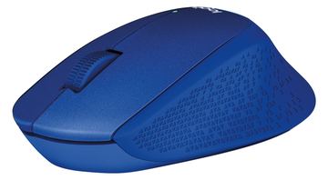 Logitech M330 SILENT PLUS - Maus - 3 Tasten - kabellos - 2.4 GHz - kabelloser Empfänger (USB) - Blau von LumaTech