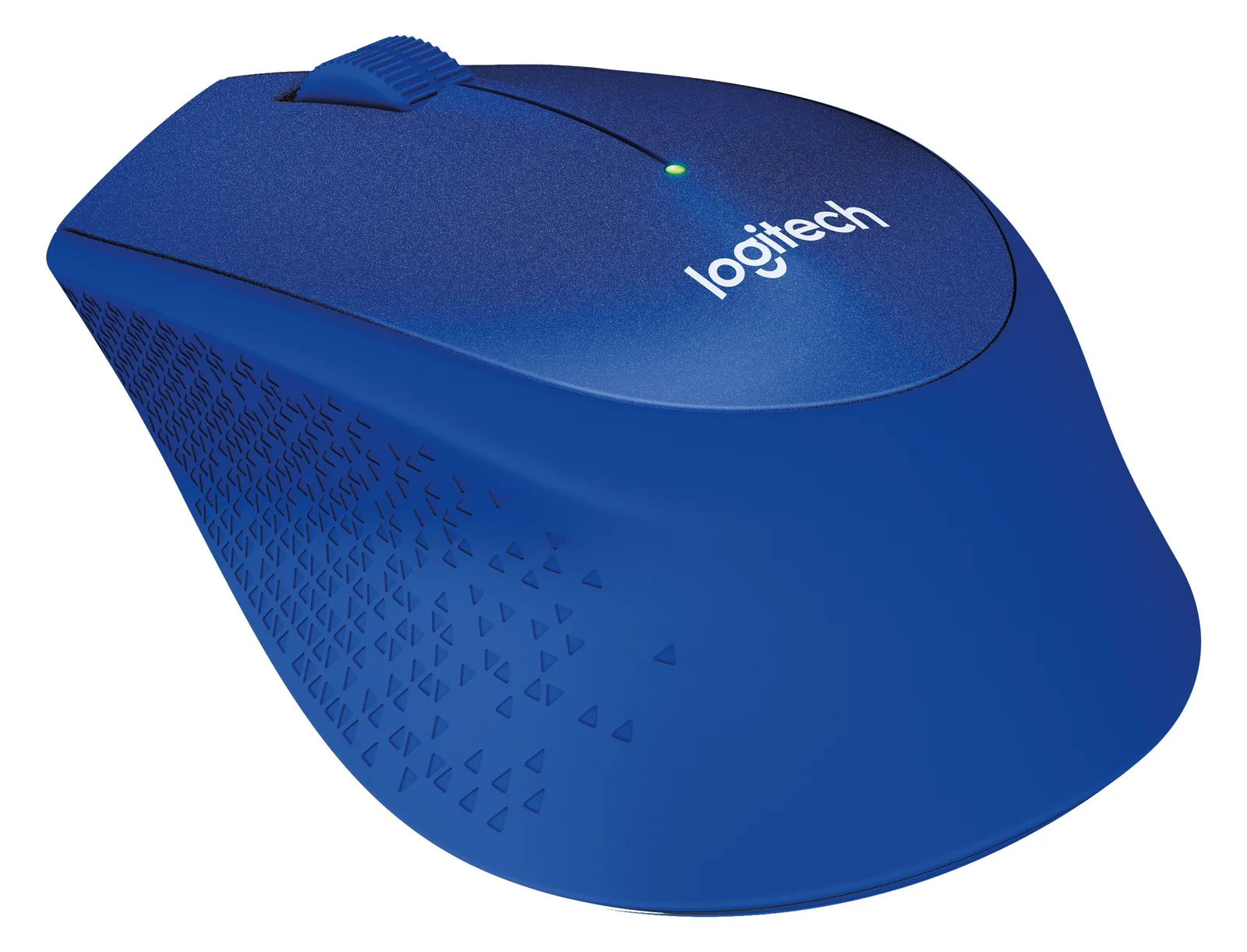 Logitech M330 SILENT PLUS - Maus - 3 Tasten - kabellos - 2.4 GHz - kabelloser Empfänger (USB) - Blau, Ansicht 3