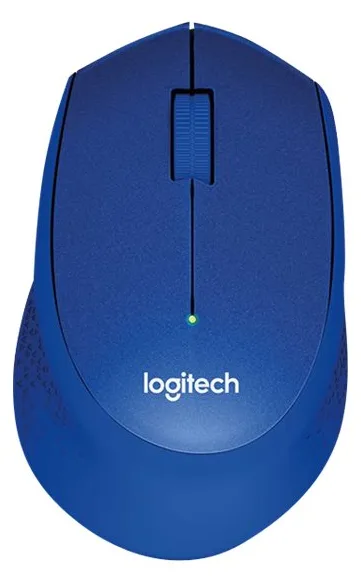 Logitech M330 SILENT PLUS - Maus - 3 Tasten - kabellos - 2.4 GHz - kabelloser Empfänger (USB) - Blau, Ansicht 5