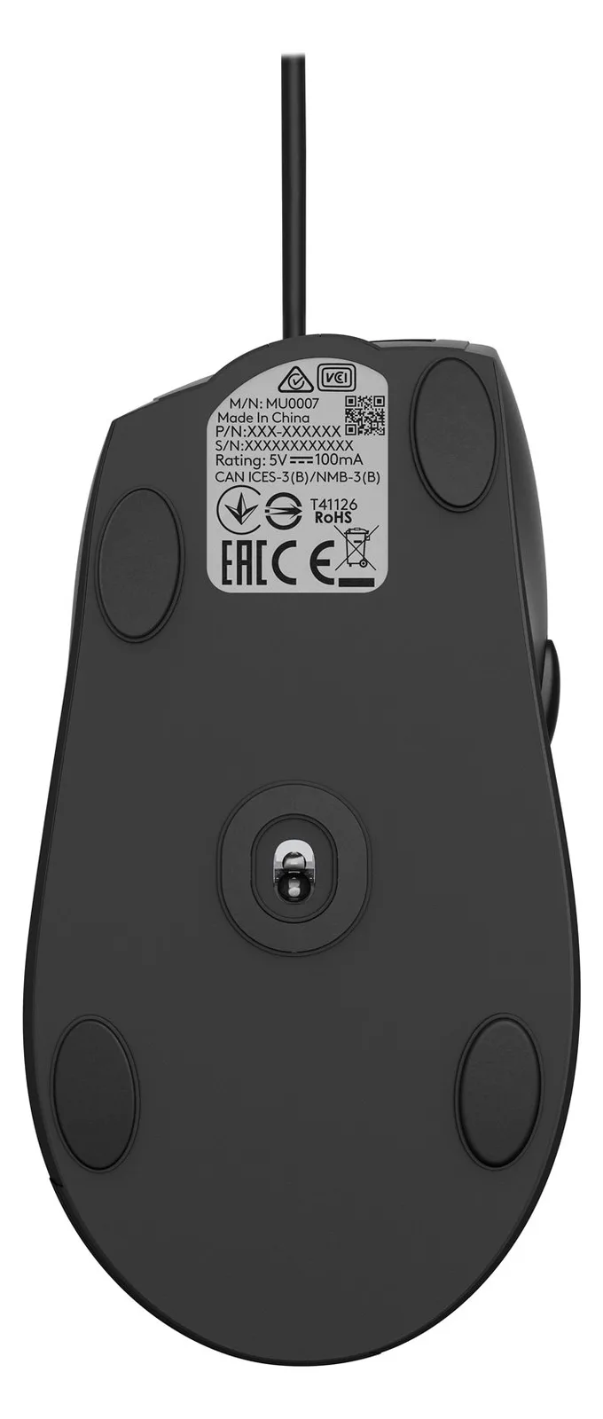 Logitech M500s Advanced Corded Mouse - Maus - optisch, Ansicht 5