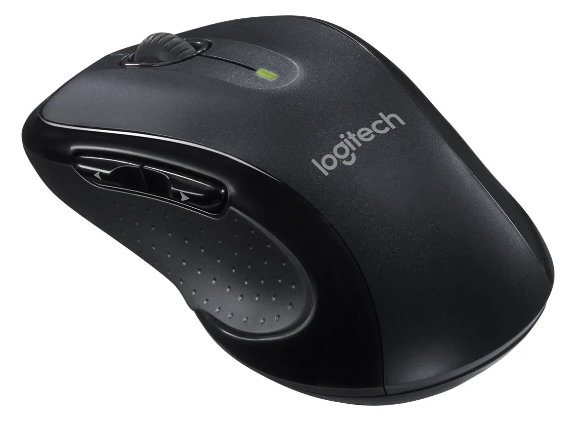 Logitech M510 - Maus - Für Rechtshänder - Laser - 5 Tasten - kabellos - 2.4 GHz - kabelloser Empfänger (USB), Ansicht 2