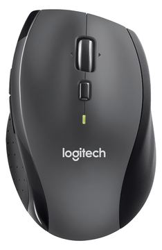 Logitech M705 - Maus - Für Rechtshänder - Laser - 7 Tasten - kabellos - 2.4 GHz - kabelloser Empfänger (USB) von LumaTech