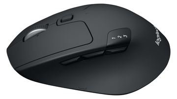 Logitech M720 Triathlon - Maus - Für Rechtshänder - optisch - 7 Tasten - kabellos - Bluetooth, 2.4 GHz von LumaTech