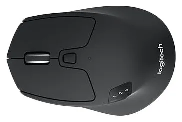 Logitech M720 Triathlon - Maus - Für Rechtshänder - optisch - 7 Tasten - kabellos - Bluetooth, 2.4 GHz, Ansicht 2