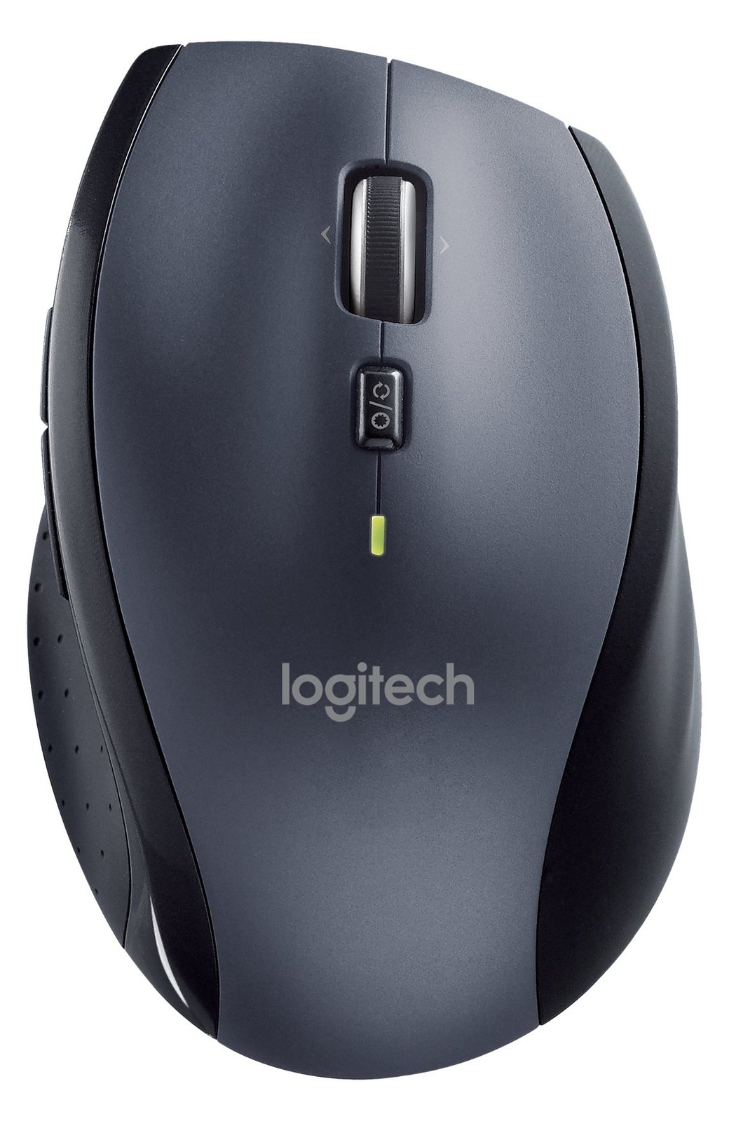Logitech Marathon M705 - Maus - ergonomisch - Für Rechtshänder - Laser - 7 Tasten - kabellos - 2.4 GHz